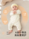 Осенний хлопковый комбинезон для новорожденных для ползания, детская одежда