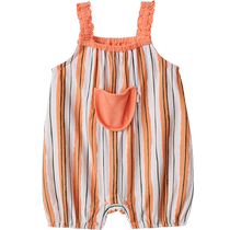 (Live broadcast flash sale) Yings baby clothes baby girls suspender jumpsuit summer new thin summer clothes