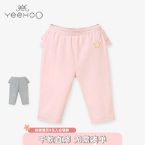 British childrens trousers cotton girls casual trousers 20 years of autumn new 187A5030