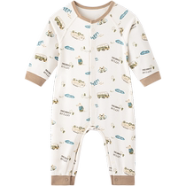 (Same style in the mall) Yings baby clothes Modal antibacterial newborn onesie for boys and girls four seasons rompers