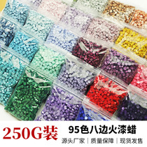 Spot Speed Hair Octagon Fire Lacquered Wax Grain Pearlescent Color Golden Mix Color Suit Seal Wax Grain 250g Dress 96 Color