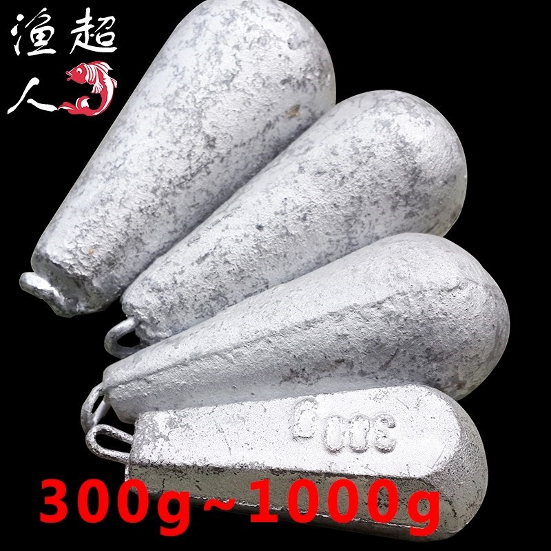 Ring lead sinker Iron sinker boat fishing Iron foot weight 300g400g 500g750g1000g Fish sinker sea fishing