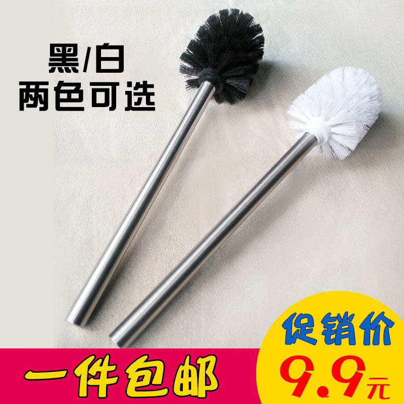Special Price Toilet Brush Make-up Room Toilet Brush Stainless Steel Plastic Brush Removable Long Handle Brushed Clean Toilet Soft Hairbrush