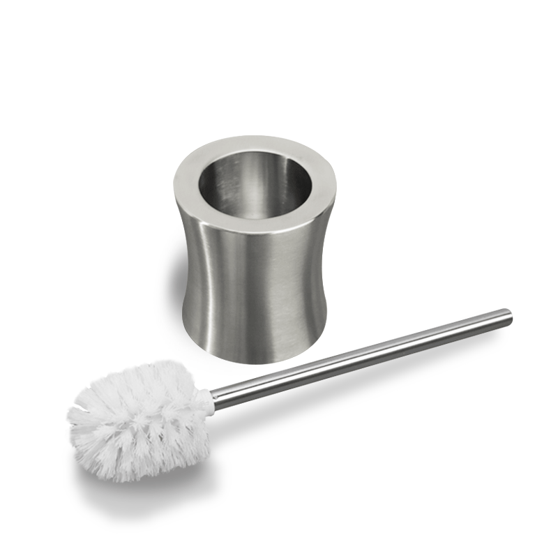 European long-handled double stainless steel toilet brush suite toilet with base changeable toilet brush creative cleaning brush