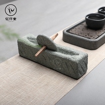 Memory Fantasy Green Stone Crusher Creative Boutique Ornaments Small Stone Pestle Potion Crusher Home Tea Tray Ornaments Ornaments