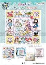 Cross-stitch electronic image redrawing source file-SODA SO-3218 Little Mermaid