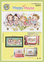 Cross-stitch electronic figure redraw source file-SODA SO-G111 happy House