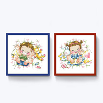 DMC self-made cross stitch kit SODA SO-3138 3139 little cute boy baby girl