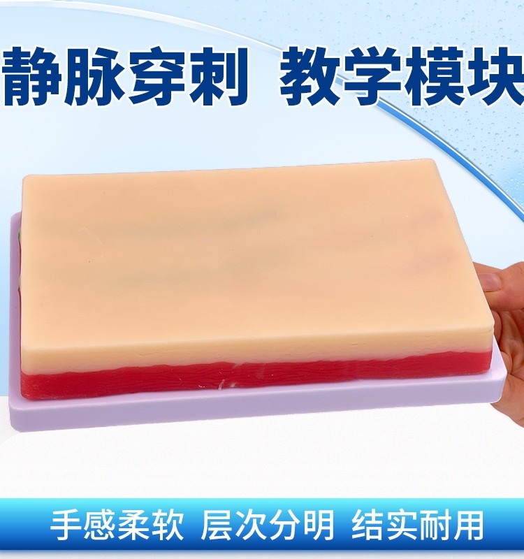 人体仿真注射训练模型静脉穿刺练习模组医疗护理教学用前臂穿刺学习套件