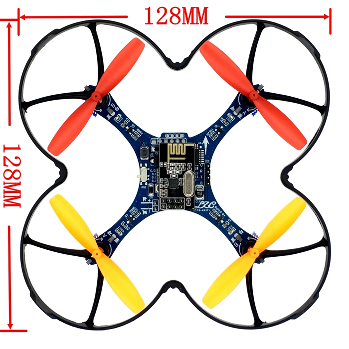 Mô hình máy bay Máy bay chiến đấu mô hình máy bay chiến đấu STC15W4K điều khiển bay nguồn mở bốn trục C51 phát triển phiên bản 2.4G - Mô hình máy bay / Xe & mô hình tàu / Người lính mô hình / Drone máy bay điều khiển từ xa