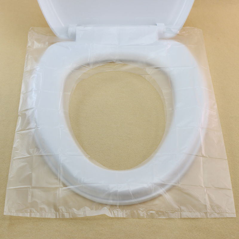 Thickened travel disposable toilet cushion paper single piece travel waterproof cushion paper PE film septum toilet cover toilet paper