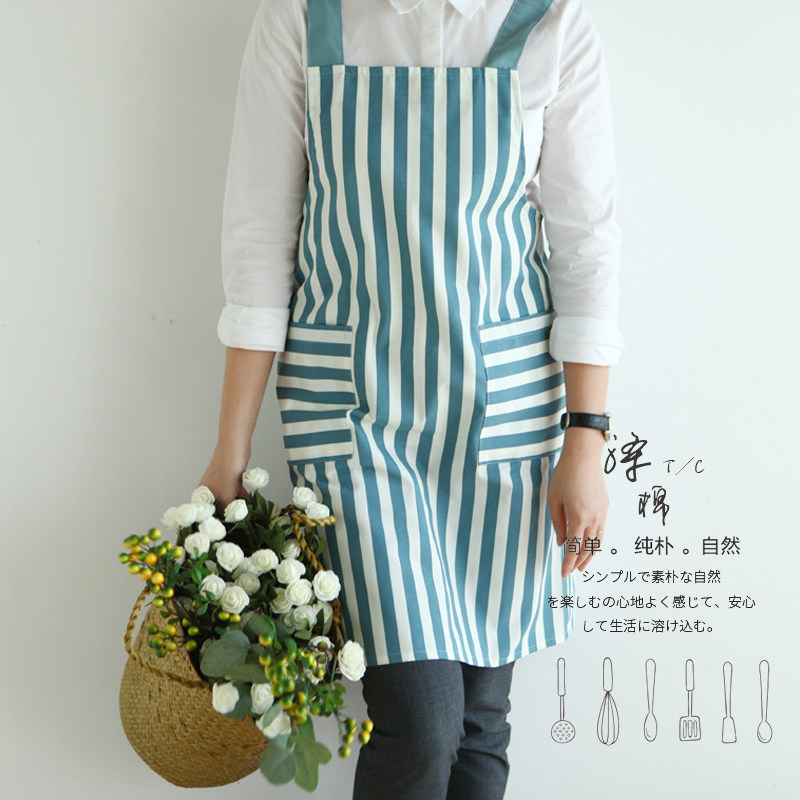 5401 Korean Fashion Cotton Home Kitchen Cooking Waist Female Nail