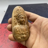 Украшение в руку из зеленого сандала из сандалового дерева, резная подвеска из грецкого ореха, чай Тегуаньинь из натурального дерева, защитный амулет