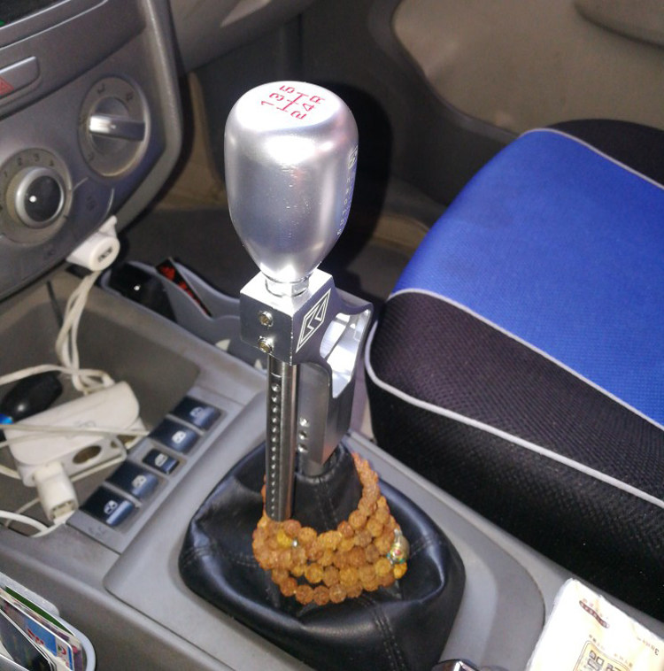 Car gear lever extension lever manual gear modification universal metal hanging gear head gear head extension lever gear head