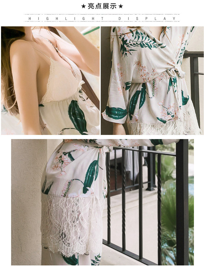 Pyjama pour femme à manches longues - Ref 2993975 Image 10