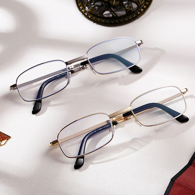 正品防蓝光镜折叠老花镜高清