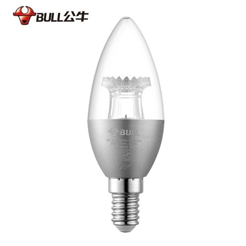 Светодиодная лампочка, энергосберегающая свеча для гостиной, супер яркая люстра, с винтовым цоколем, защита глаз, европейский стиль