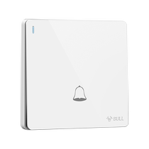 Bull access control switch panel 86 type household wired automatic rebound reset doorbell doorbell doorbell button