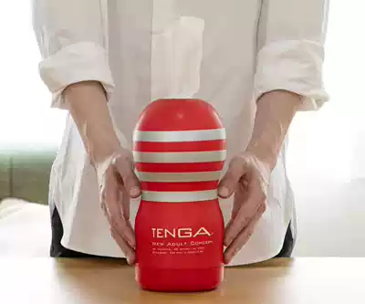 TENGA tissue box home simple storage box desktop sanitary paper box sand sculpture Japanese creative tissue towel tube