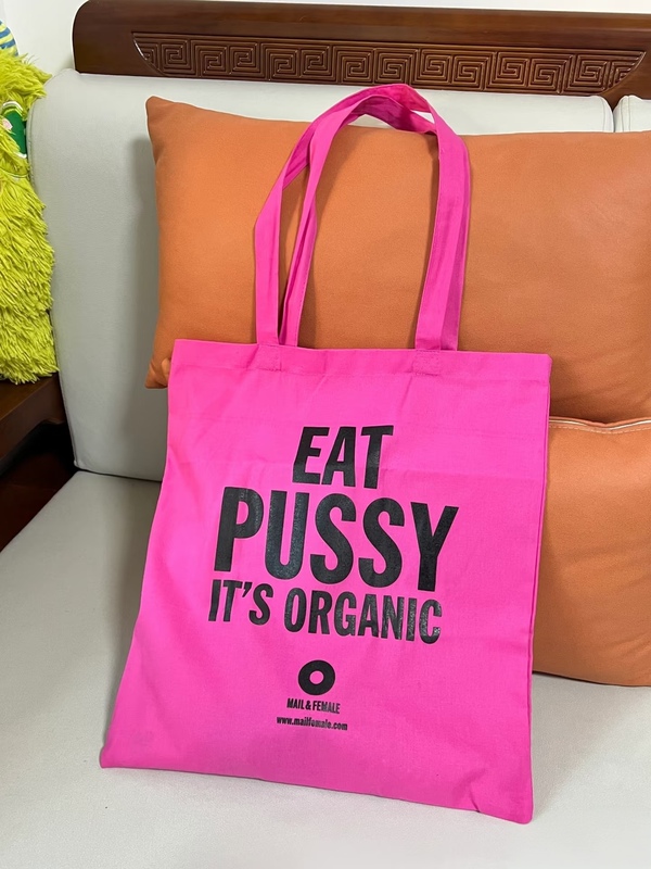 Eat It’S Organic Canvas Bag, Casual and Versatile, Same Style Large Capacity Canvas Shoulder Bag Eat It’S Organic Canvas Bag, Casual and Versatile, Same Style Large Capacity Canvas Shoulder Bag