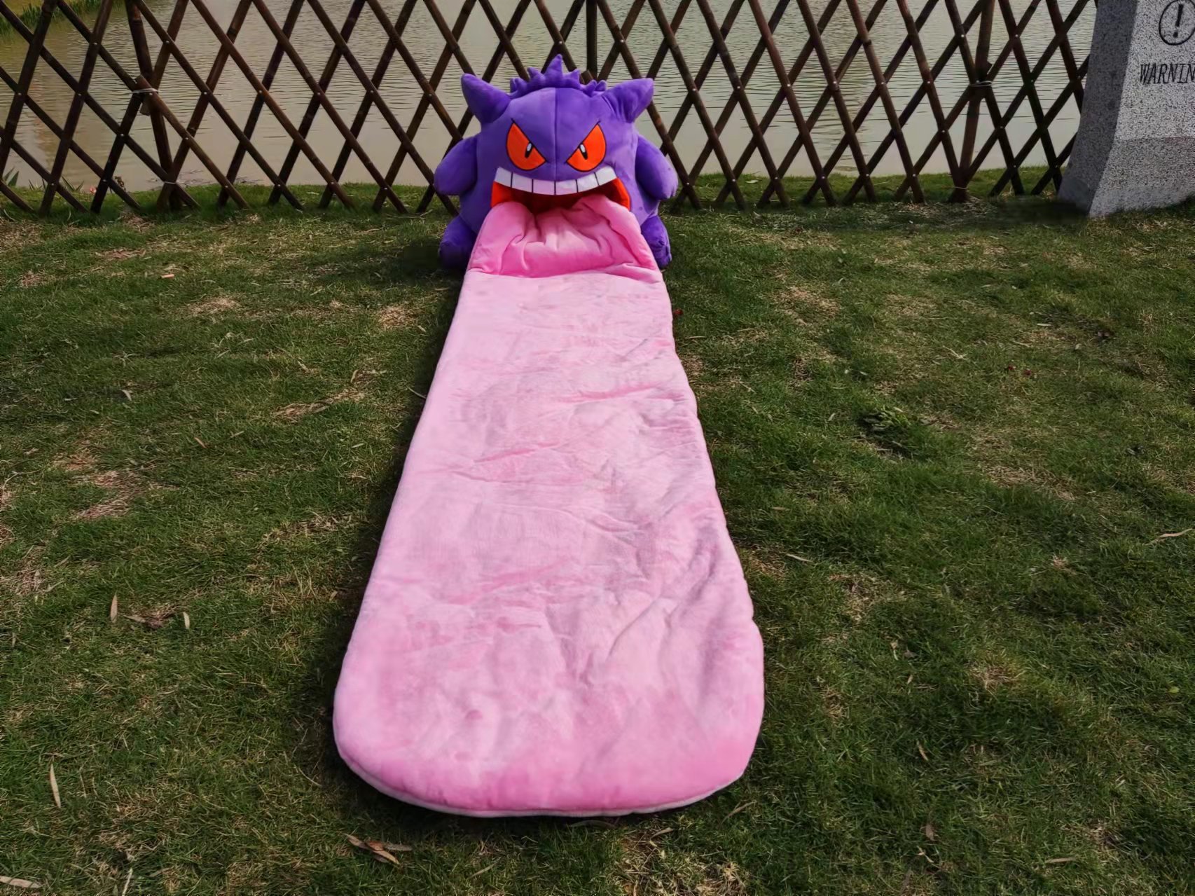 Want To Be Licked Geng Blankets Large Tongue Sleeping Mat sleeping blanket Long tongue Pillow Self-closed Creative cartoon Lunch Break Mat