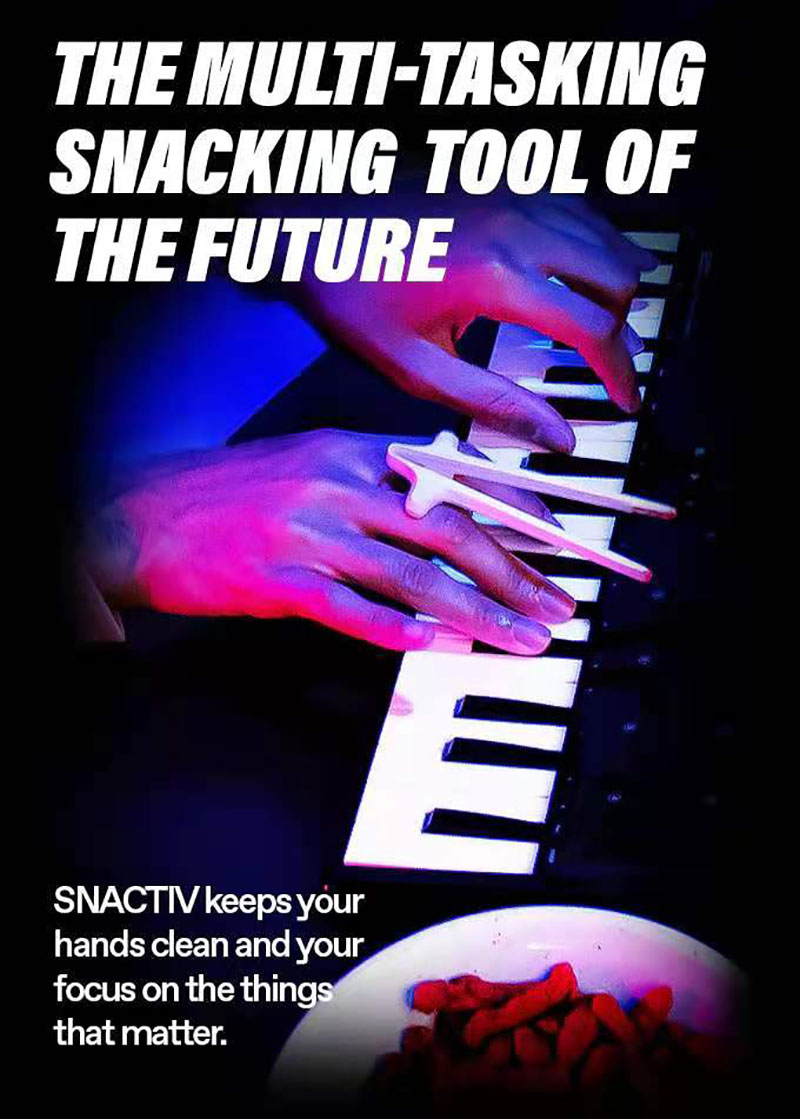 Game house special chopsticks liberation clip Snacks do not dirty hands can eat while playing convenient clip fun mobile game chopsticks