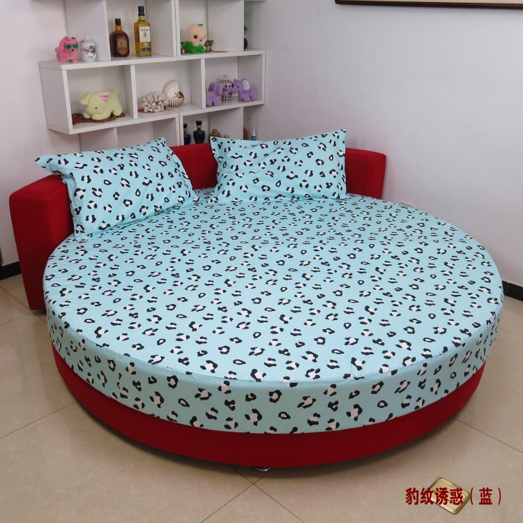 Tùy chỉnh bông tròn giường đơn miếng bông tròn giường bốn bộ chăn ga gối tròn nệm chống trượt bảo vệ - Trang bị Covers Mua ga phủ giường