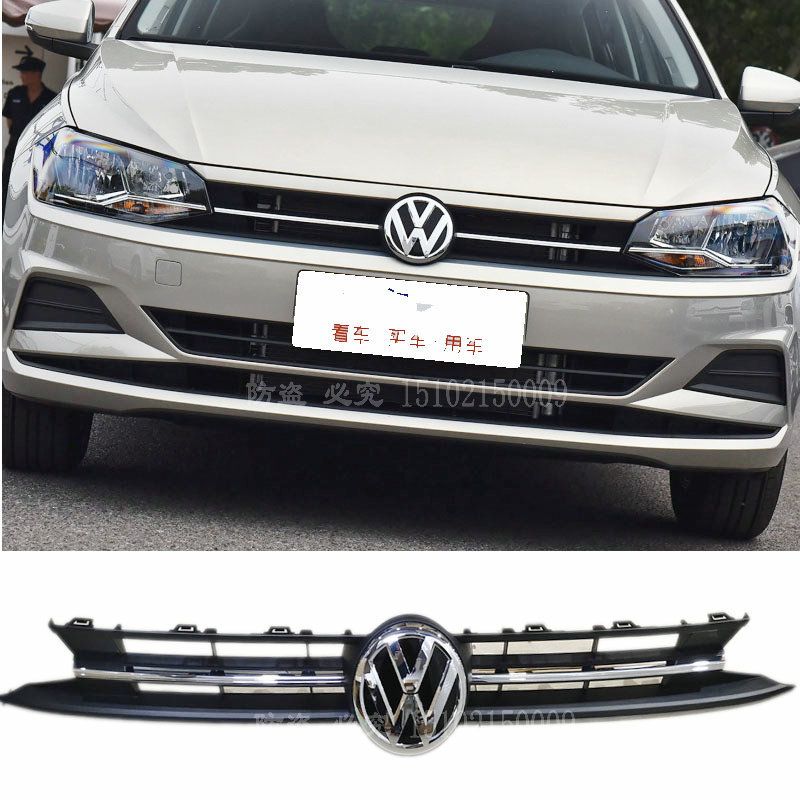 Suitable for 19-22 Models of New Polo and New Poloplus Front Grille, Front Mesh, Car Grille, Grille Bracket