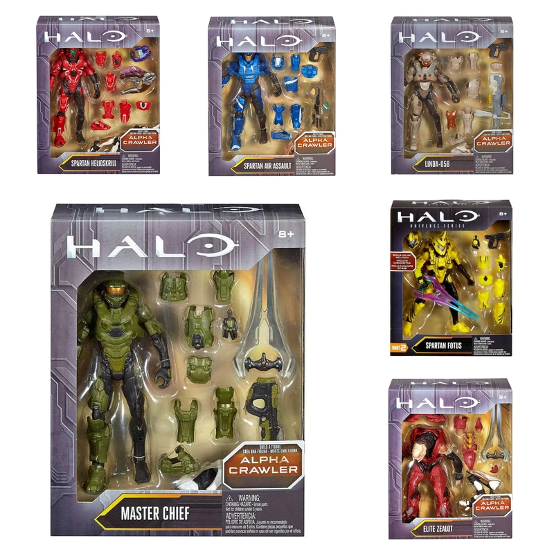 Mattel Halo Universe Alpha Series Spartan Chief 6inch Action Figure Model Toy Mattel Halo Universe Alpha Series Spartan Chief 6inch Action Figure Model Toy