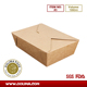 hộp cơm văn phòng giữ nhiệt Olima thực phẩm lớp giấy kraft bao bì hộp vuông đáy hộp ăn trưa thân thiện với môi trường một lần khuyến mãi hộp ăn trưa - Hộp cơm điện sưởi ấm hộp cơm điện unie