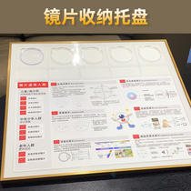 Optical shop lens display props lens storage box lens inventory box display tray beauty in space