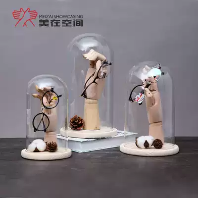 Optician shop display decoration props creative display stand sunglasses sunglasses bracket glasses storage tray placement rack