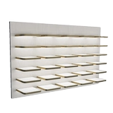 Станки магазин стойки на полке задняя легкая пластиковая пластиковая пластиковая пластиковая пластиковая пластинка может настроить цветовую стенку для отделки дисплея