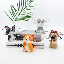 Cute glasses bracket creatively receives display shelves display decoration props for display shelves bedside counter