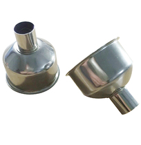 Funnel Stainless steel plastic funnel seasoning bottle Sauce bottle funnel oil leakage