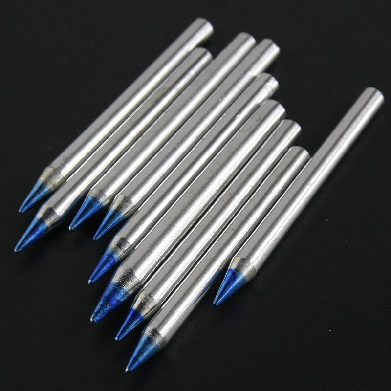 Common blue nozzle branded iron head 30W 40W 60W pointed electric welding head external hot soldering iron tip iron head