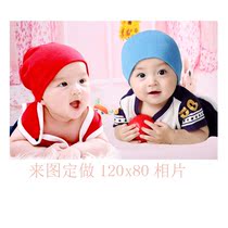 To do custom baby photos Wedding paintings Posters Wall stickers Prenatal education bb dolls draw cute male dragon and phoenix beautiful paintings