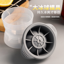 Ice hockey mold refrigerator ice cube quick freezer ice box with lid household self-made mesh red artifact Ice Cube mold