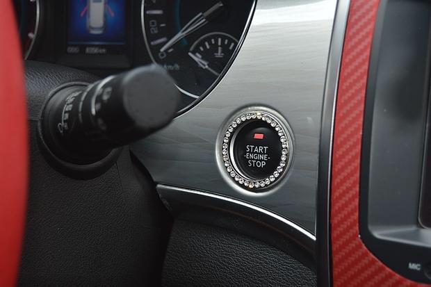Hyundai ix35 cáp chín thế hệ 9 Sonar IX25 Tafesta key-start trang trí vòng trang trí nội thất sửa đổi dán - Ô tô nội thất Accesseries nệm xe hơi 4 chỗ