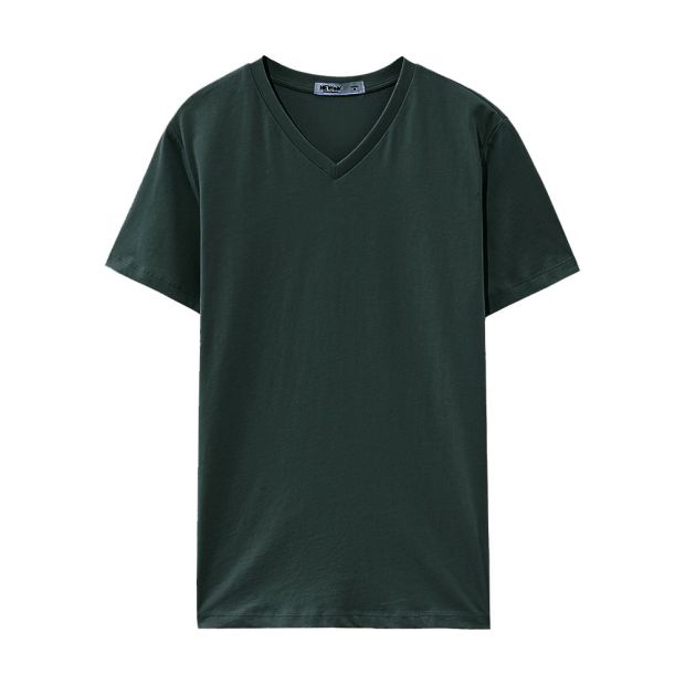 Áo thun cổ chữ V ngắn tay mùa hè Áo thun cotton nam ngắn cổ chữ T trẻ trung phiên bản Hàn Quốc của áo thun nam thông minh Y8059 áo phông nam hàng hiệu