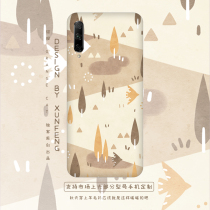 Cat orange autumn mobile phone shell full model can be customized tpu soft shell can be lanyard Daisy Xi