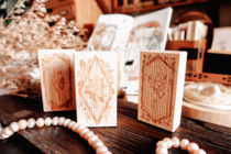 Find the wind creative sealing wax seal wooden seal original flowers totem Lily hydrangea tulips lavender