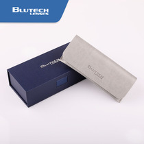 Blutech blue light protection radiation glasses mens and womens fashion glasses case gray