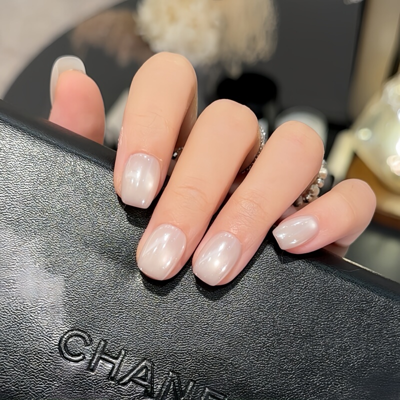 【Jewel】Colleen Wearable Nail Short Style Glass Bead Same Style as Yanxiu Chen Nail Art Yellow and Black Skin Tone Enhancing