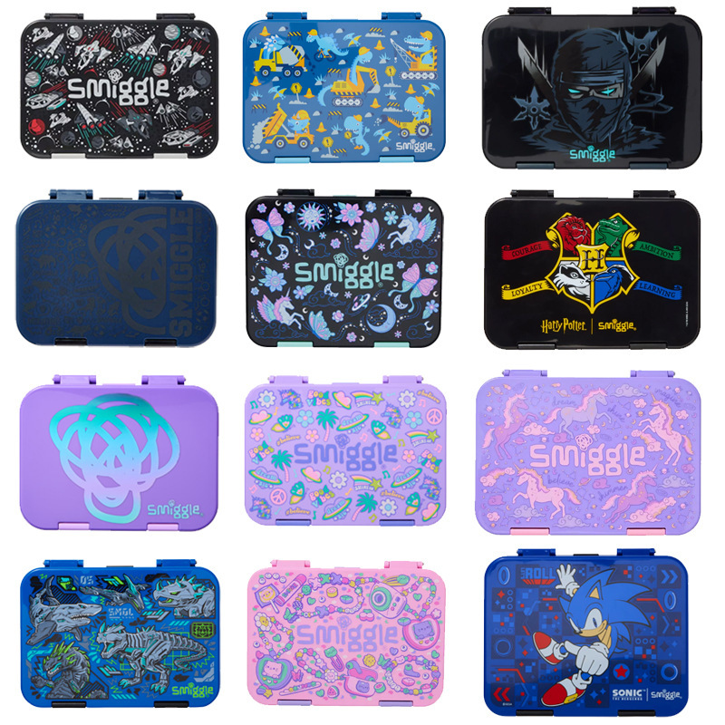 Australian Smiggle Lunch Box Student Kidsren's Lunch Box Tritan Material Lunch Box Outdoor Picnic Fruit Box