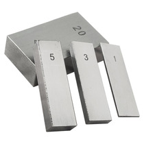 Level 1 Gauge Block Single Block Bulk Pad Gauge Standard Metric Block Gauge Level 1 High Precision Micrometer Correction Block