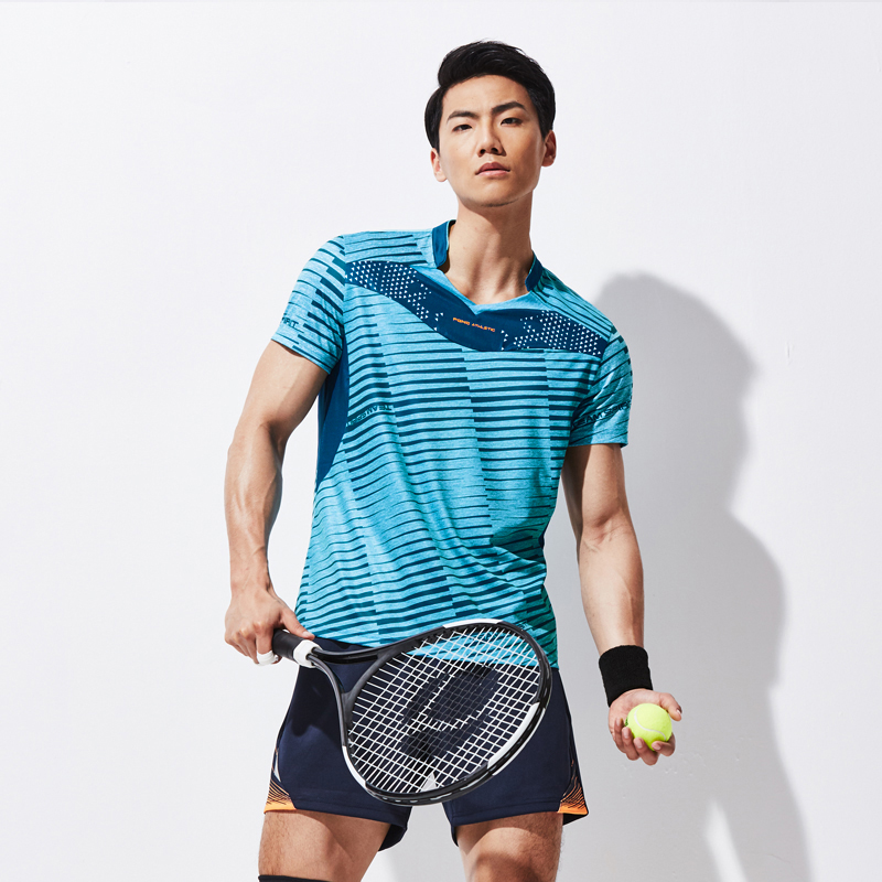 Peggie's cool badminton clothes speed dry sports blouses men and women race team uniforms short sleeve table tennis training clothing group purchase-Taobao