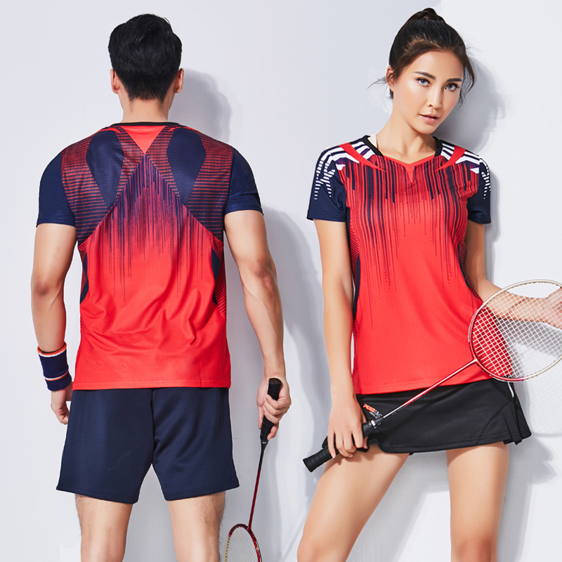 Peggy Cool 2022 new badminton suit women's clothing suit men and women sportswear blouses breathable competition team to buy-Taobao