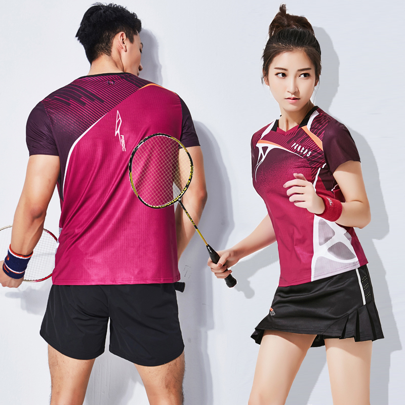 Peggy Cool 2023 New Badminton Suit Women's Team Uniform Speed Dry Tennis Suit Sports Suit Training Suit Man-Taobao