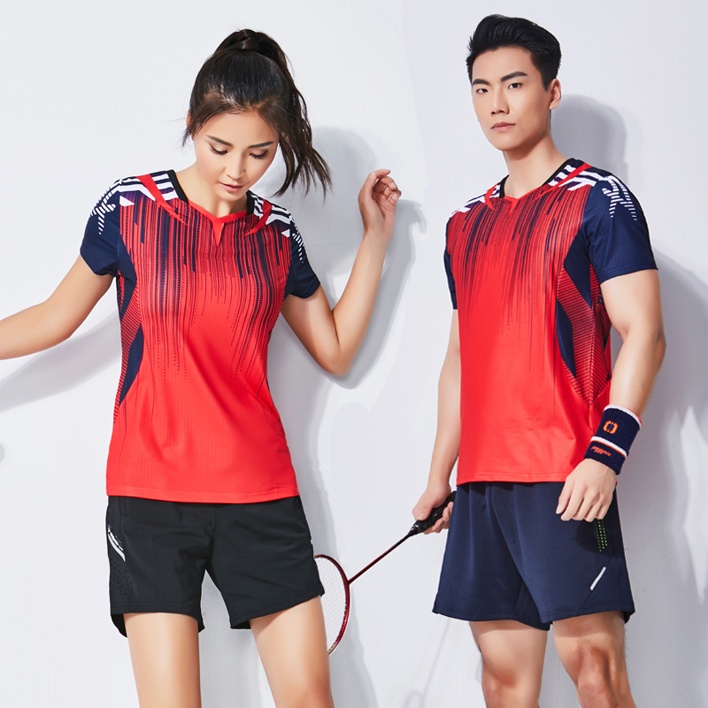 Group purchase customized peggie's cool badminton suit blouse for men and women speed dry short sleeves to promote the race suit-Taobao